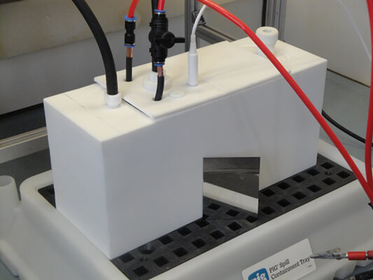 Laboratory-scale electropolishing cell